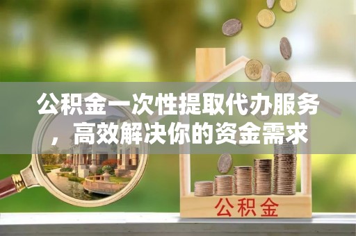 天峻公积金一次性提取代办服务，高效解决你的资金需求