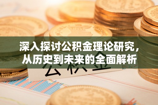 天峻深入探讨公积金理论研究，从历史到未来的全面解析