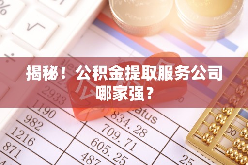 天峻揭秘！公积金提取服务公司哪家强？