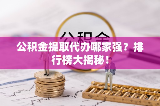 天峻公积金提取代办哪家强？排行榜大揭秘！