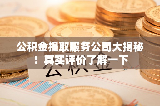 天峻公积金提取服务公司大揭秘！真实评价了解一下
