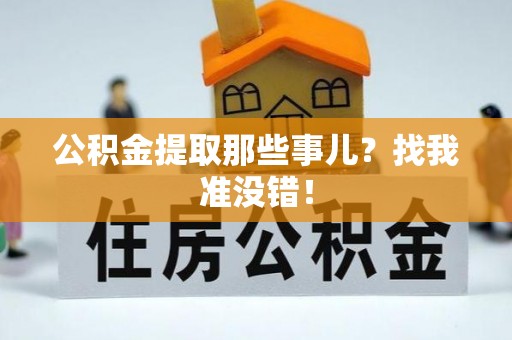 天峻公积金提取那些事儿？找我准没错！