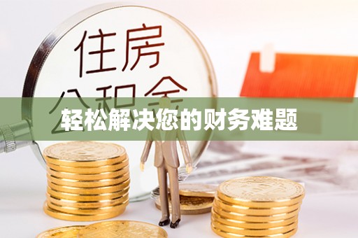 天峻轻松解决您的财务难题