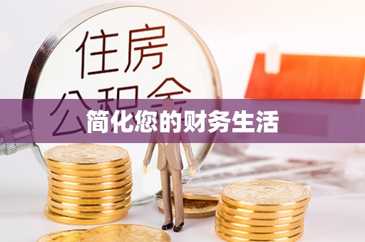 天峻简化您的财务生活