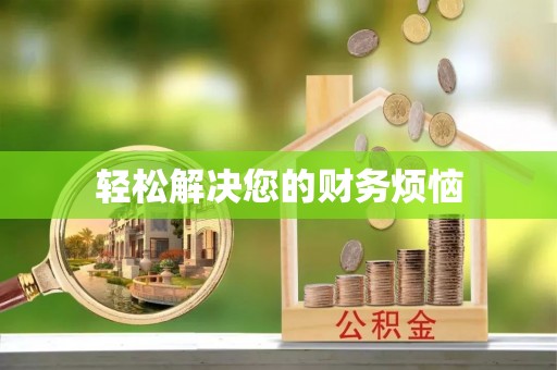 天峻轻松解决您的财务烦恼